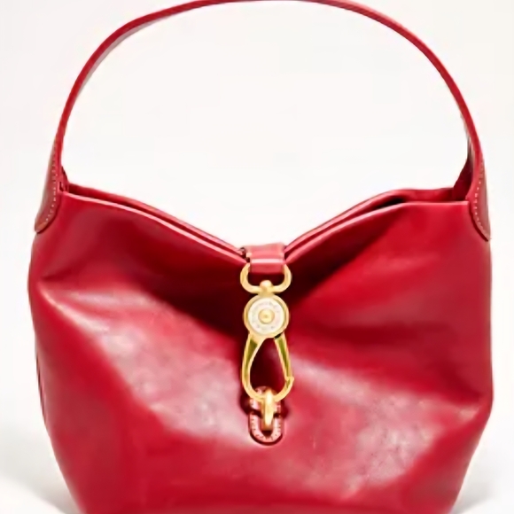 ❤️👜❤️Dooney & Bourke Florentine Leather Logo Lock Hobo❤️👜❤️ - Picture 9 of 9